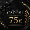 Carte cadeau 75 euros